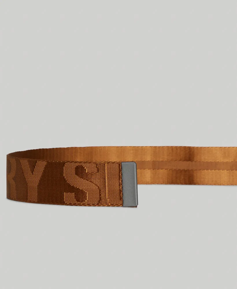 Vintage Webbing Belt | Desert Co Tobacco Brown