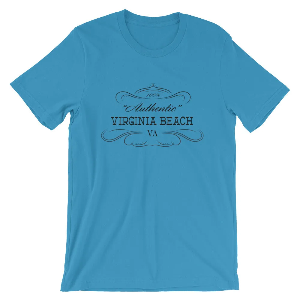 Virginia - Virginia Beach VA - Short-Sleeve Unisex T-Shirt - Authentic