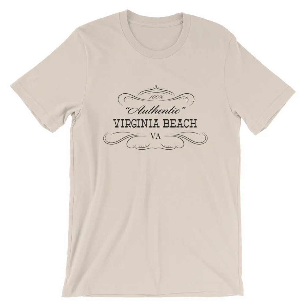 Virginia - Virginia Beach VA - Short-Sleeve Unisex T-Shirt - Authentic