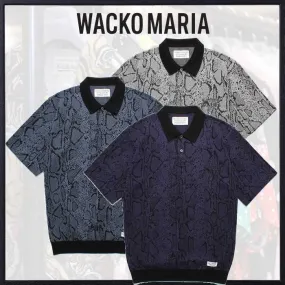 WACKO MARIA  |Leopard Patterns Street Style Short Sleeves