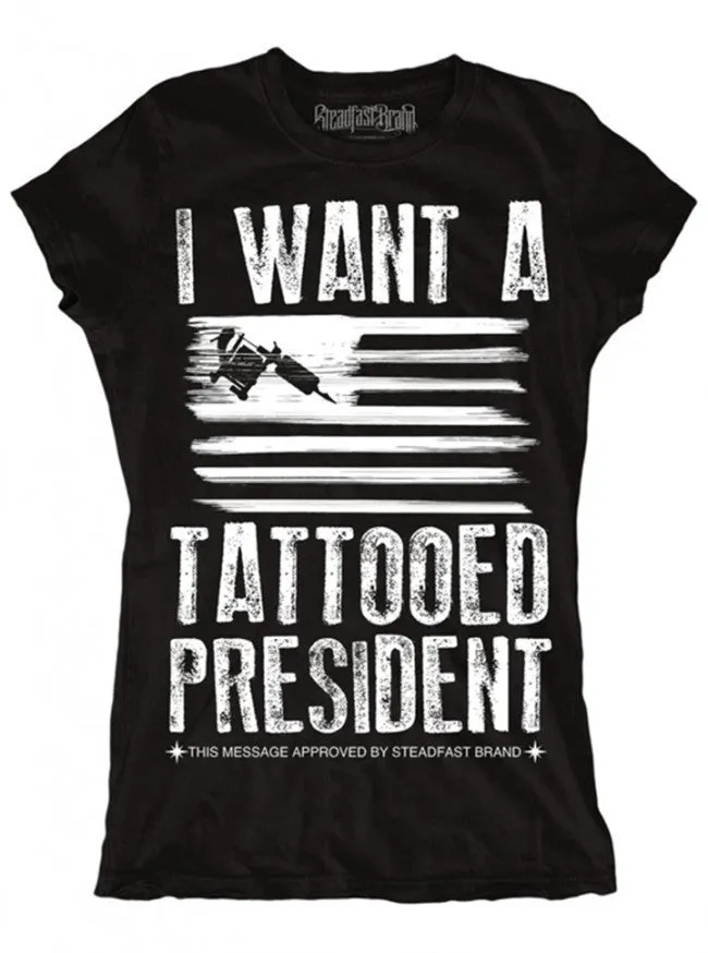 Women's Tattooed President Tee