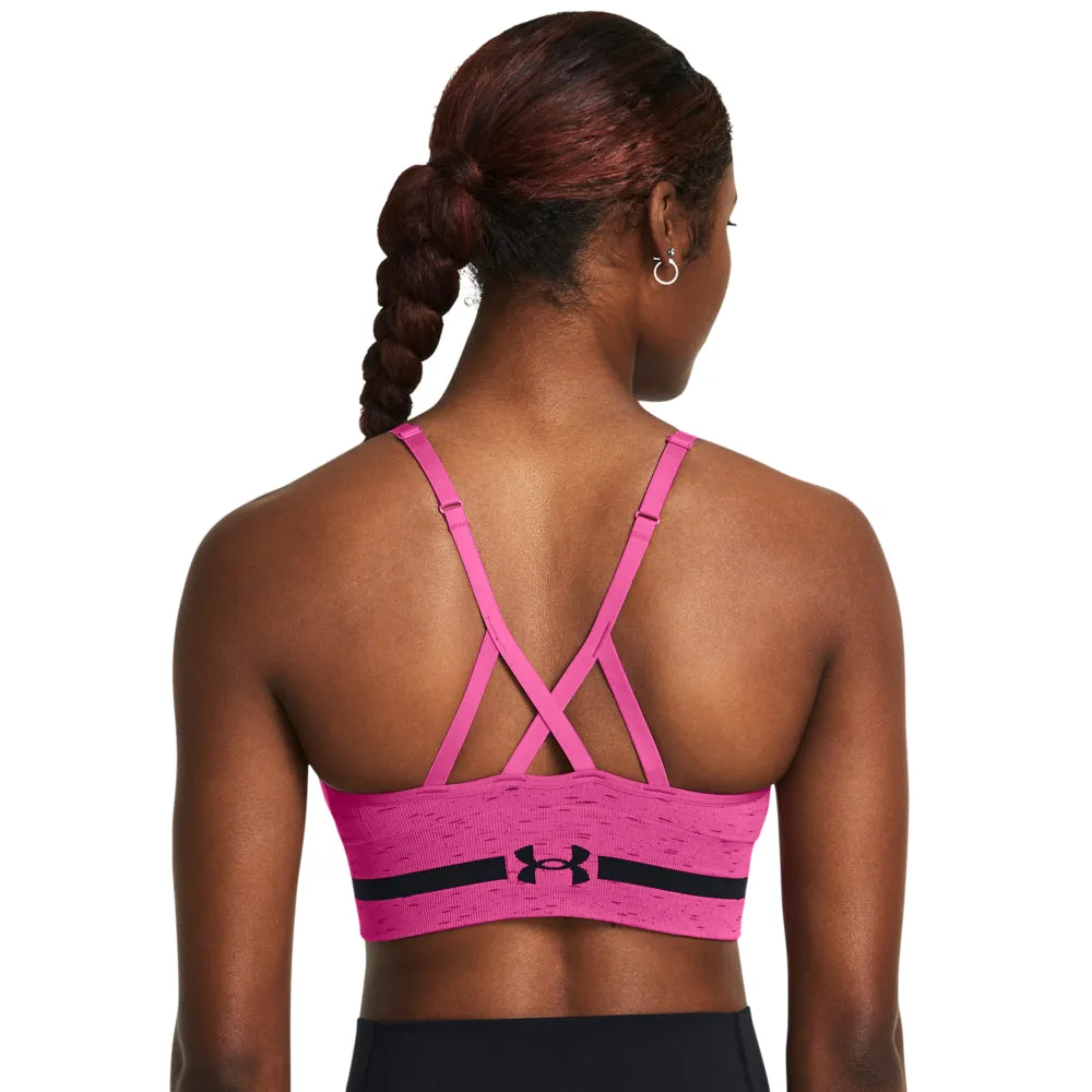 Women's Under Armour Seamless Low Long Heather Bra